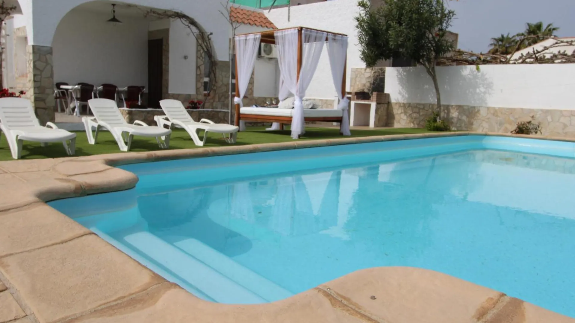 Casa Cerca Del Mar Con Piscina Privada, Wifi Gratuito, Aire Acondicionado Opcional Y Se Admiten Mascotas - Es-184-7 Riumar 0*,