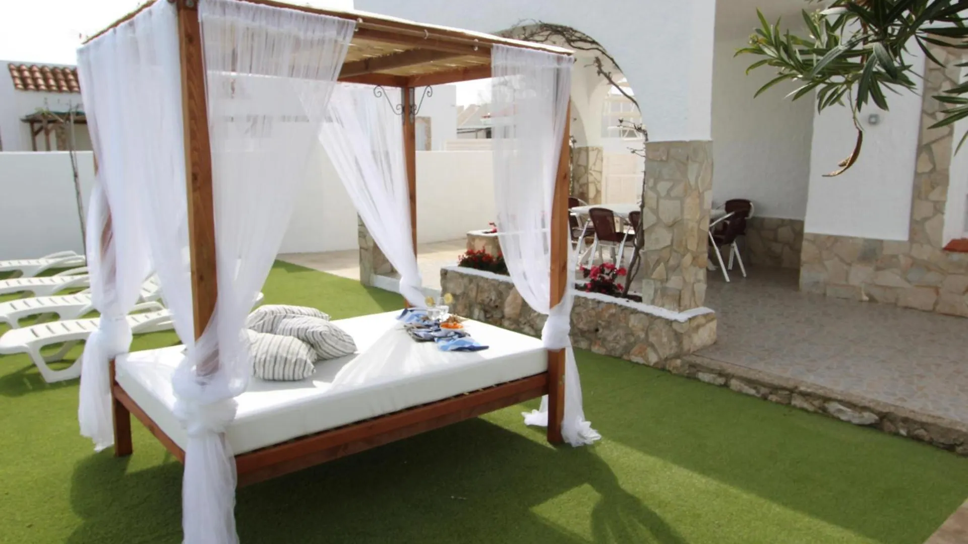 Casa Cerca Del Mar Con Piscina Privada, Wifi Gratuito, Aire Acondicionado Opcional Y Se Admiten Mascotas - Es-184-7 Riumar