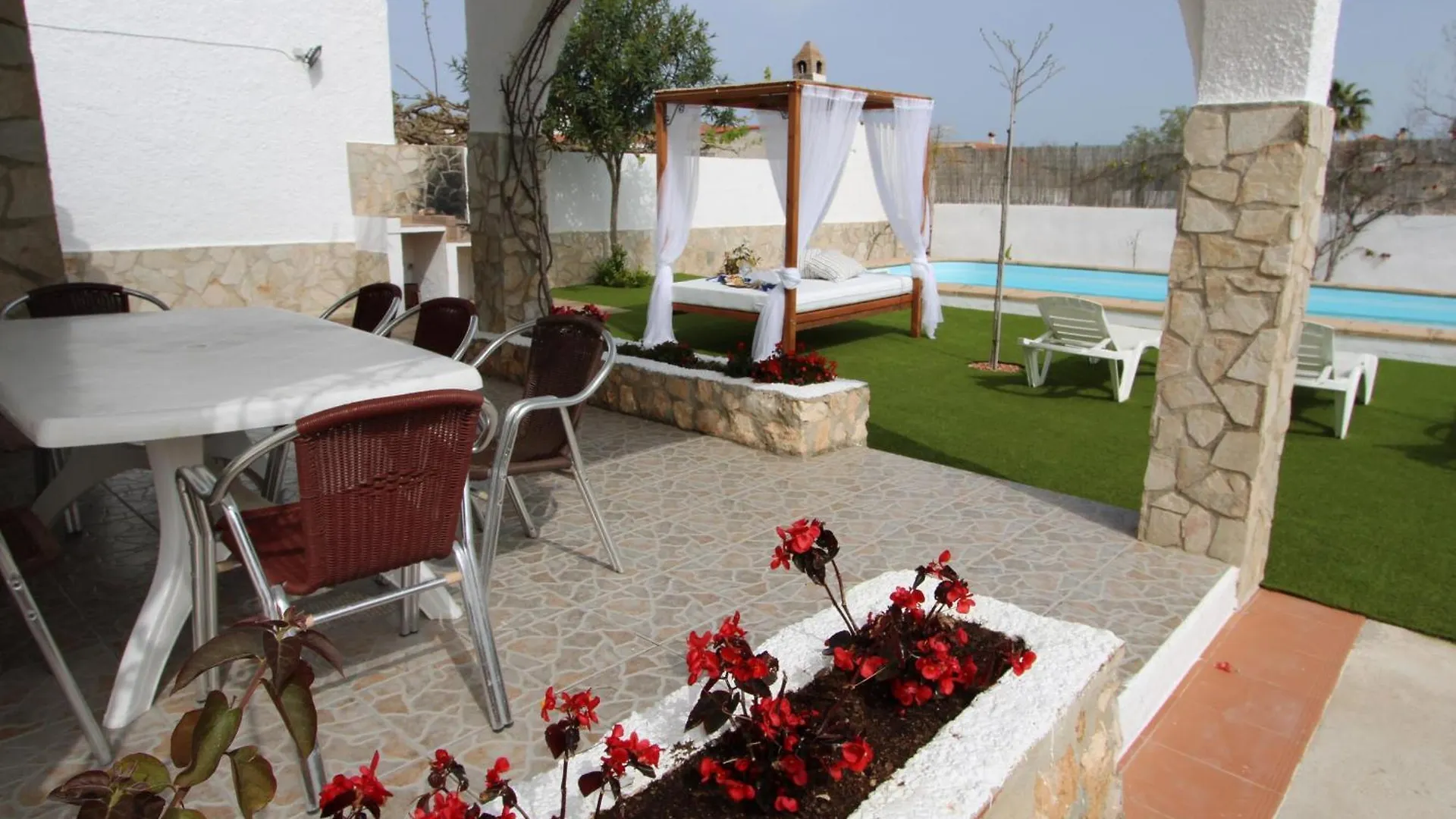 Casa Cerca Del Mar Con Piscina Privada, Wifi Gratuito, Aire Acondicionado Opcional Y Se Admiten Mascotas - Es-184-7 Riumar 0*,
